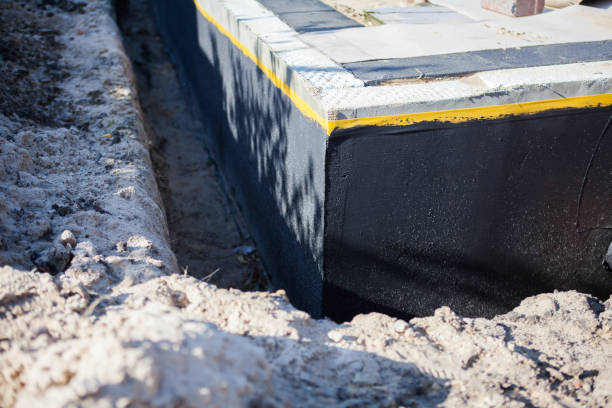 Professional Interior Drainage System technician working in Henderson, MI